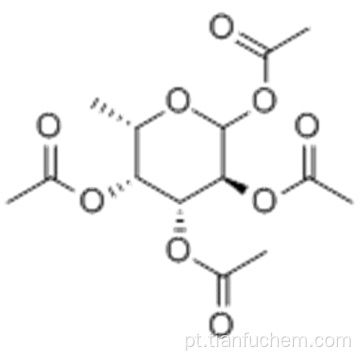 L-galactopiranose, 6-desoxi-, 1,2,3,4-tetraacetato CAS 24332-95-4